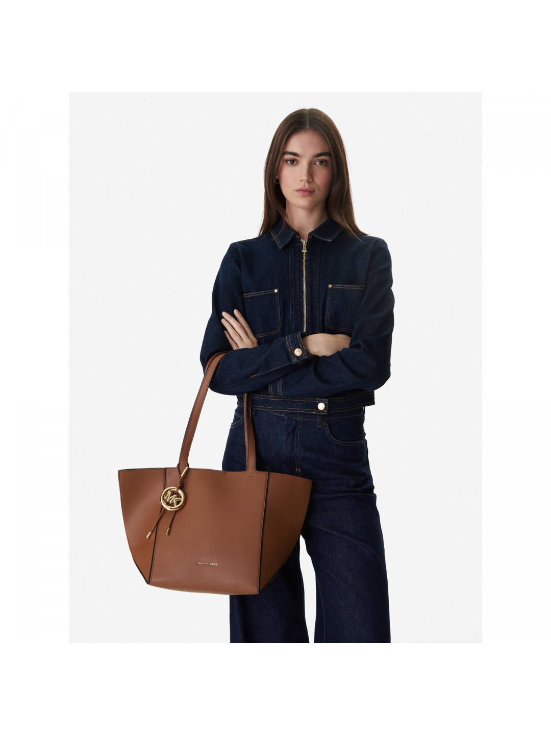 Kabelka MICHAEL Michael Kors 30R6G9JT6L Hnědá